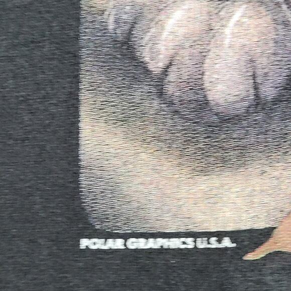 Vintage Animal Shirt L/XL 23x27 Cougar Black - Picture 2 of 14